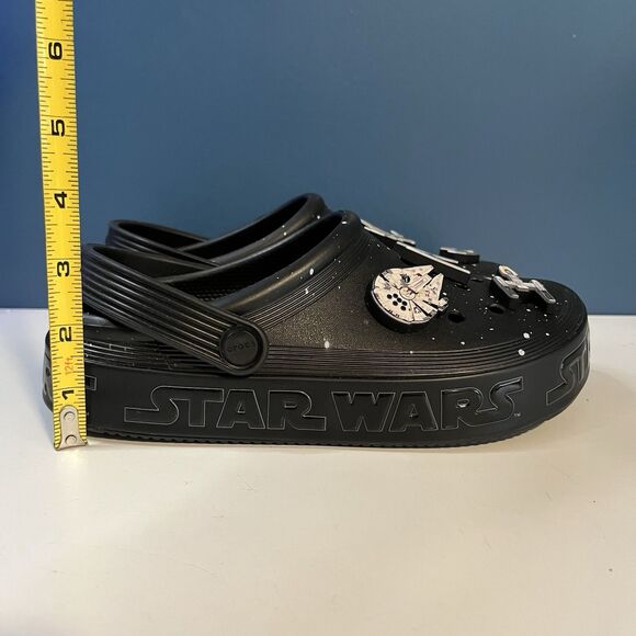 Crocs Star Wars Off Court Clog Black M5/W7 with Jibbitz Unworn main image 4